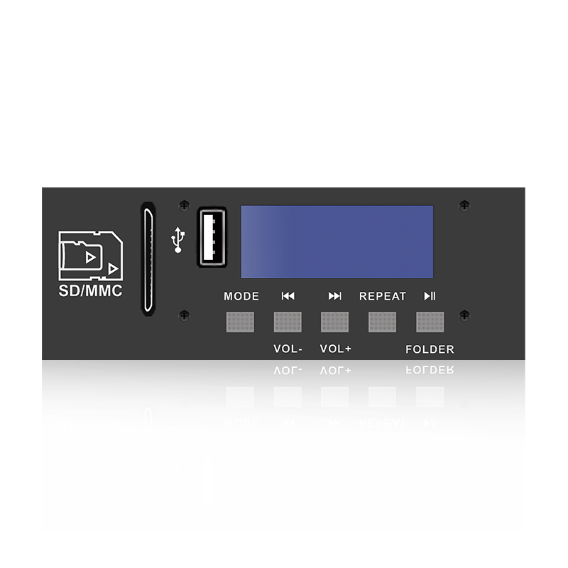 LCD6220: SD/USB-connector met vijf knoppen, LCD-scherm MP3-speler met Bluetooth, TWS