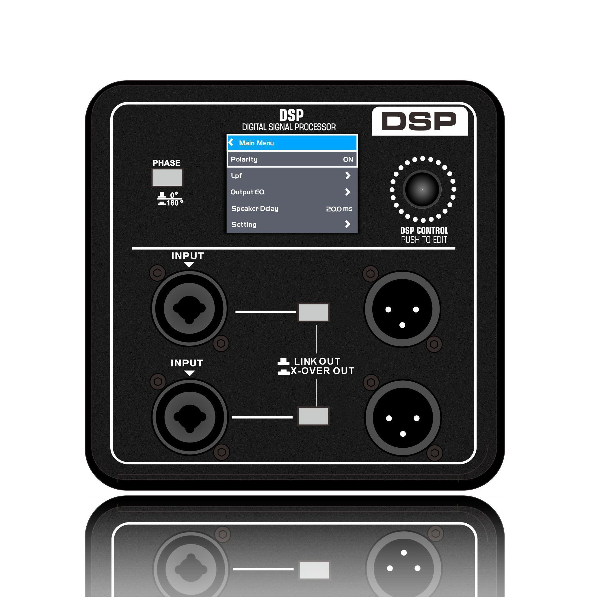 DSP2405SUB Professionele actieve subwooferversterker