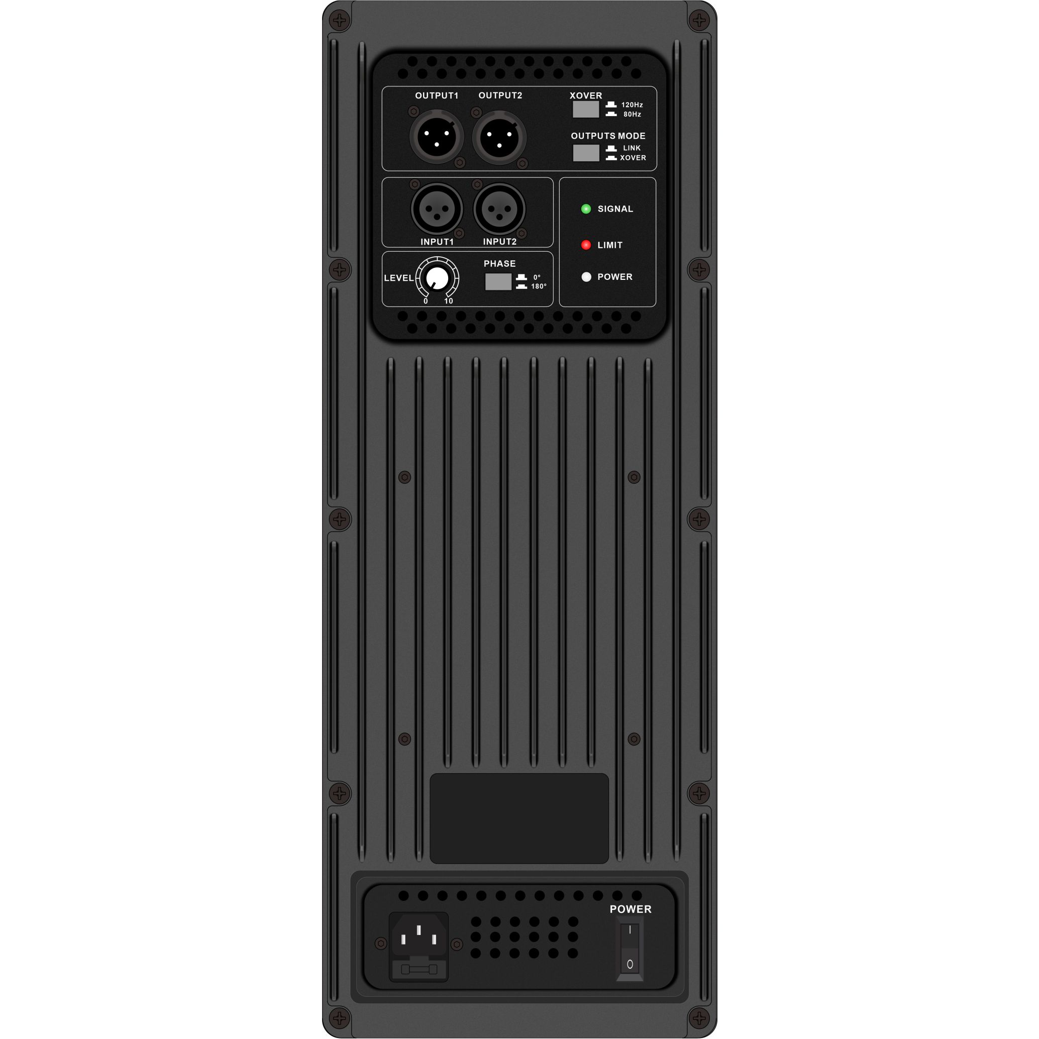 S15SUB actieve subwoofersysteemversterker