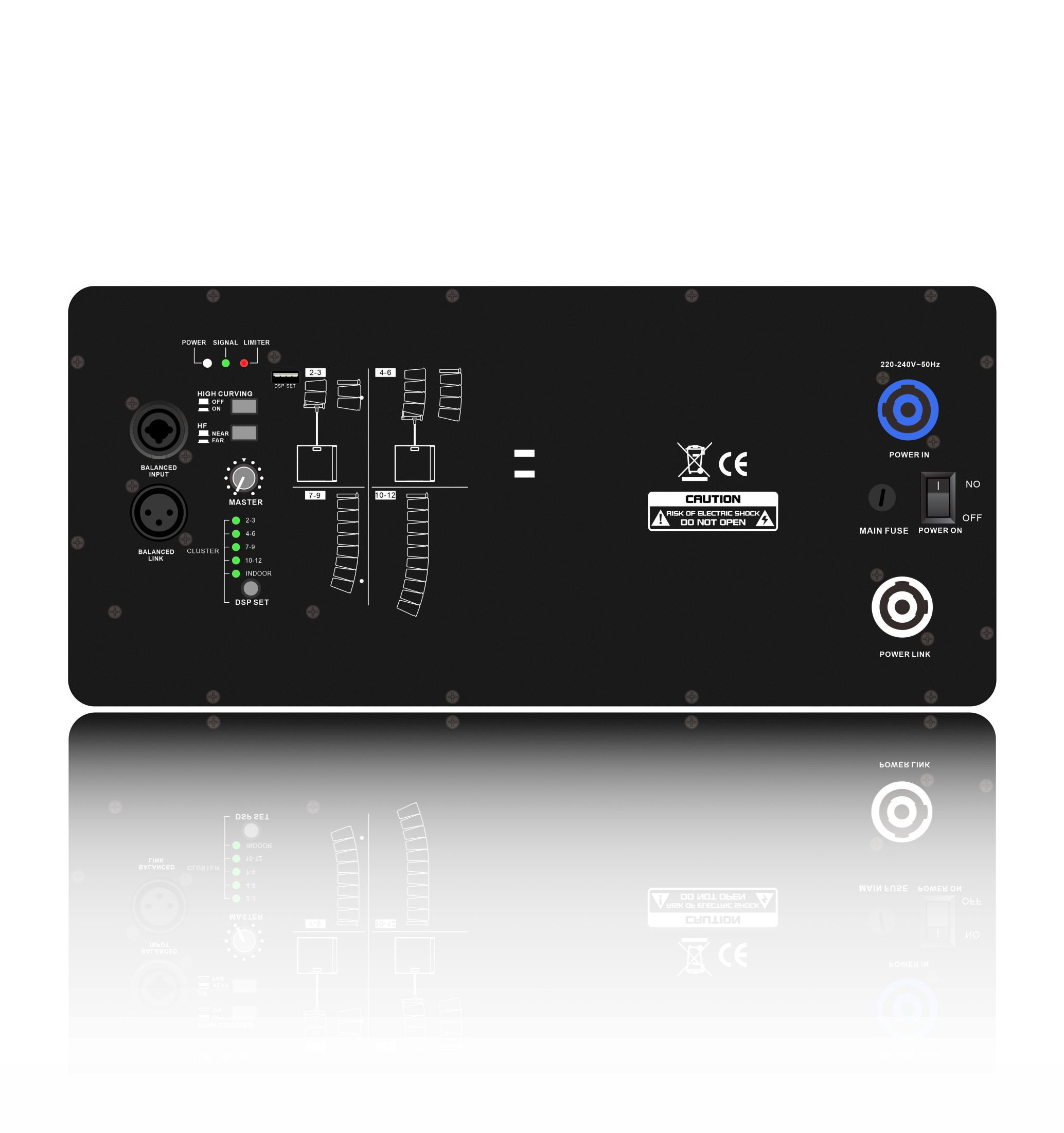 HDL10-A Professionele Line Array-systeemeindversterker