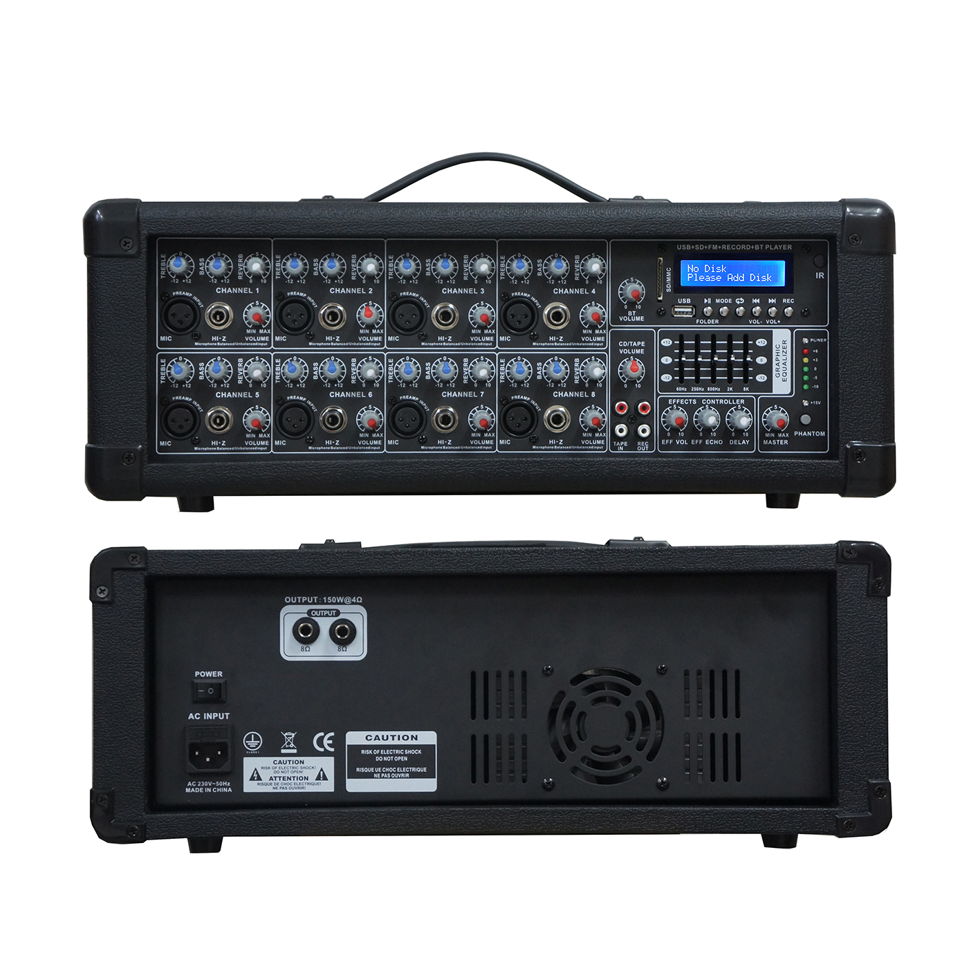 Alles-in-één aangedreven Woodbox-mixer SB8200
