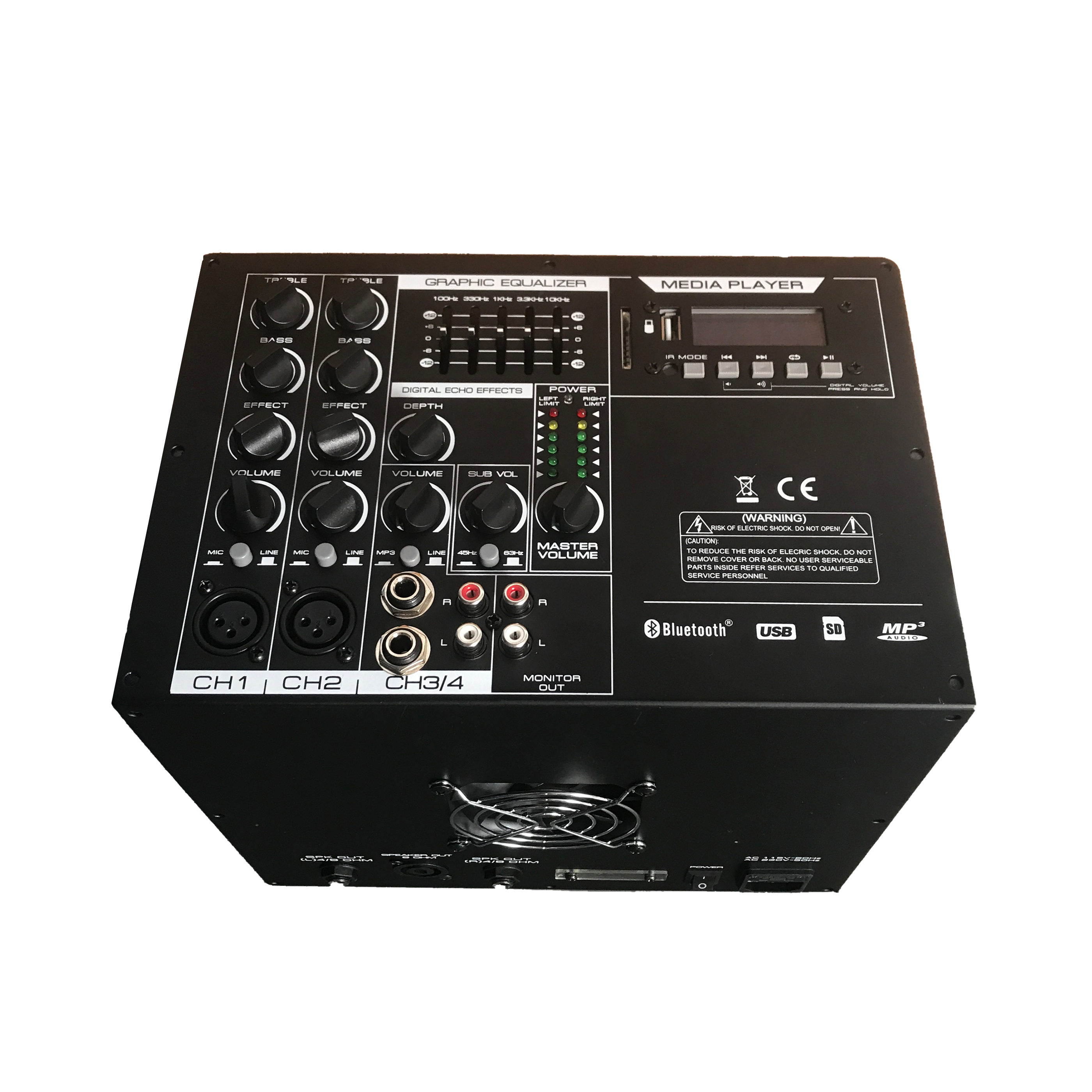 EON206SUB Line Array-luidsprekersysteem Eindversterker 2.1-2.2