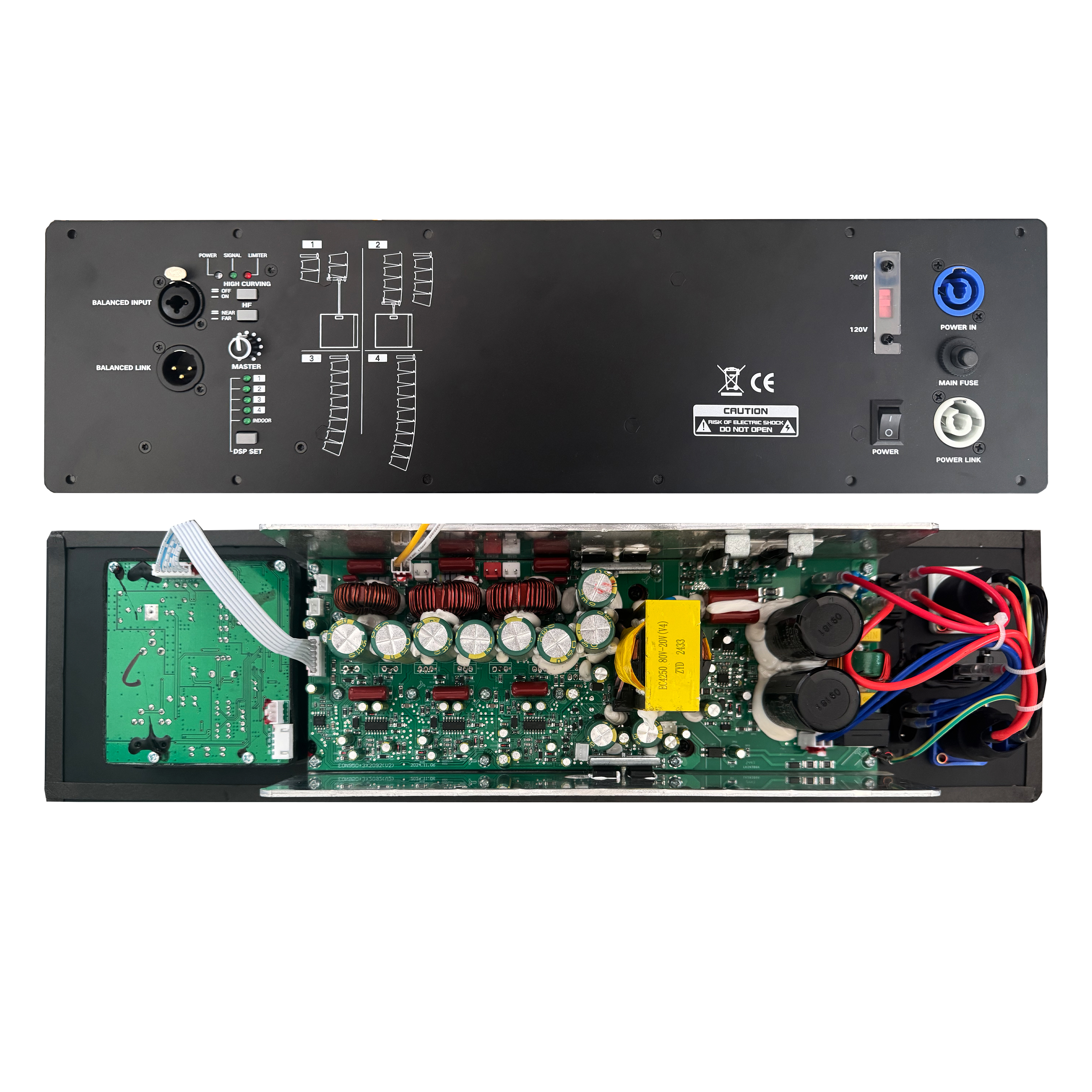 HDL10-A Professionele Line Array-systeemeindversterker