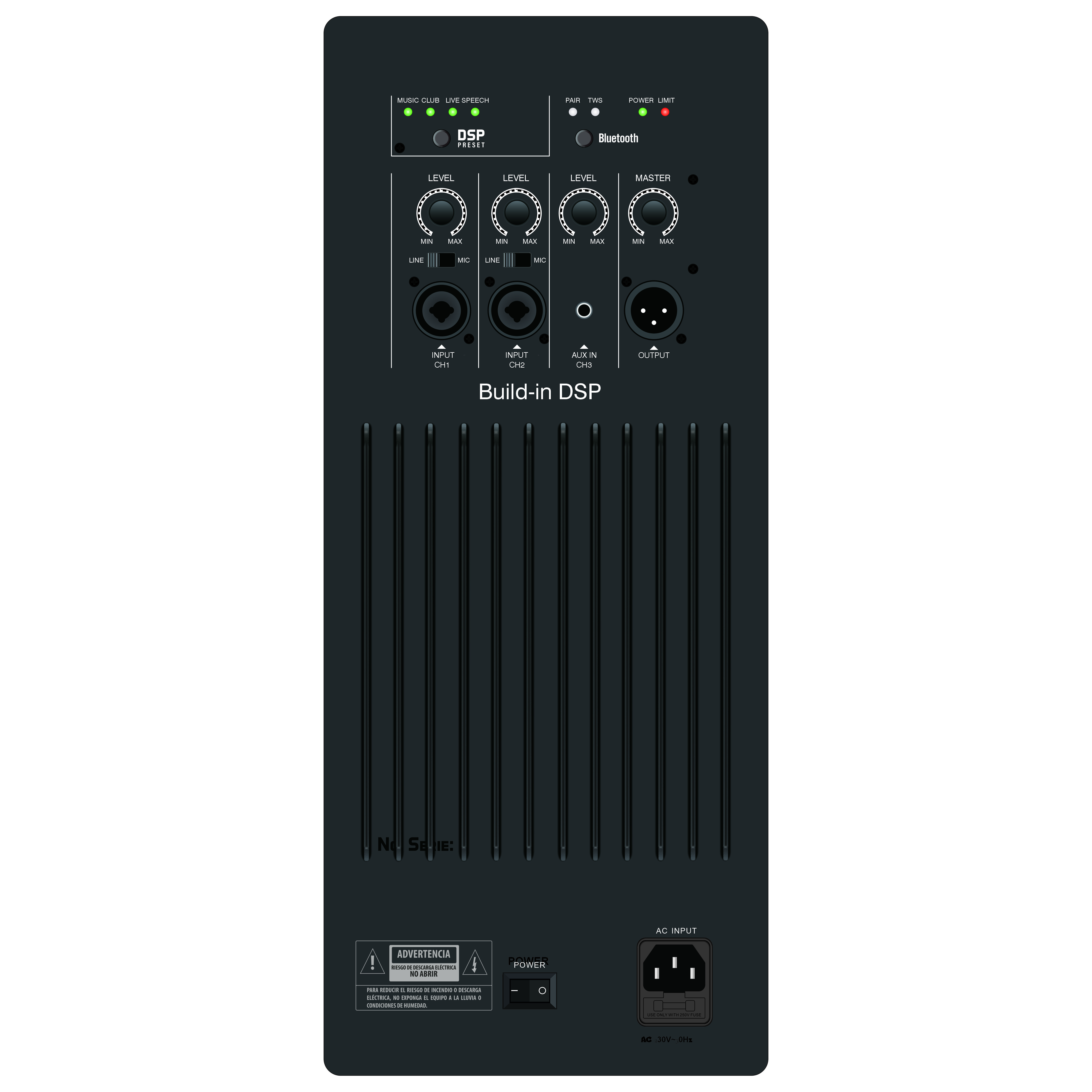 DSP2509 Hoogwaardige multifunctionele klasse AB-versterker met DSP